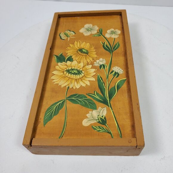 Vintage Fork Spoon Serving Set in Floral Box 9x5x2 Inch India - Picture 6 of 9